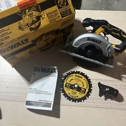 Introducing the DEWALT DCS565B 20-volt Max 6-1/2-in Cordless Circular Saw (Tool Only) New. This top-quality circular...