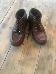 Red Wing Irish Setter Mens 11.5 Mens Boots Brown Leather Work Hiking Outdoor.  Good condition See photos