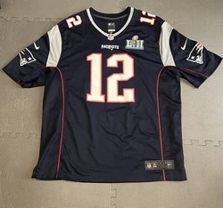 Tom Brady New England Patriots Super Bowl LII 52 Nike Jersey 2XL XXLarge NWOT Authentic—No cheap China knockoff! This...