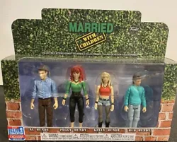 Funko NYCC 2018 Married with Children Bundy Action Figures 4-PK OFFICIAL STICKER.