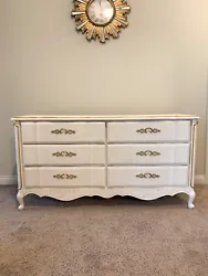 American of Martinsville Authentic Antique dresser This French provincial dresser has been redone and is in excellent...
