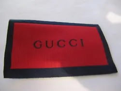 1GUCCI CLOTHING LABEL. YOU WILL RECEIVE 1. LOOKS GREAT.