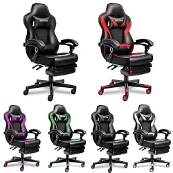★ 90° recline for working, 100° for gaming, 120° for reading, and 150° for resting. ELECWISH Gaming Chair Racing...