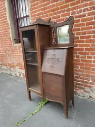 Here is our favorite antique drop front desk or side by side secretary. It is from the late 19th Century Victorian...