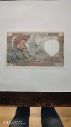 Billet 50 Francs Jacques Coeur 15.5.1942. 2 trous dépingle sans pli