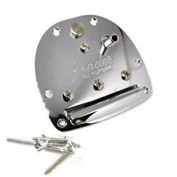 Vintage-style chrome bridge covers for use on American Vintage Jaguar and Jazzmaster guitars manufactured from...