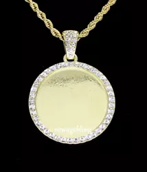 This pendant allows you to personalize your style by including a cherished photo of your choice. The CZ stones...