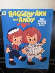 Raggedy Ann and Andy Fun Fashions for Paper Dolls Whitman. all others check International calculator for estimate.