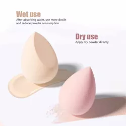 Dry & wet dual-use, blending sponge turns bigger when fully wet, dab it evenly to form a gorgeous makeup. Palmrest...