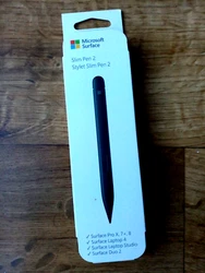 STYLET SLIM PEN 2. Modèle : 1962 (dernière version). MICROSOFT SURFACE. Connectivité : Bluetooth. Poids : 13 g.