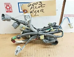                    2003 2008  HONDA PILOT REAR LEFT DRIVER DOOR WIRE HARNESS ASSY OEMUSED IN GREAT TESTED...