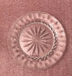 Waterford Crystal Lismore 8” Luncheon Salad Plates Excellent. no original box /Excellent condition Total one piece