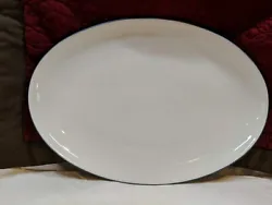 THIS IS A NORITAKE COLORWAVE BLUE LARGE OVAL PLATTER--16
