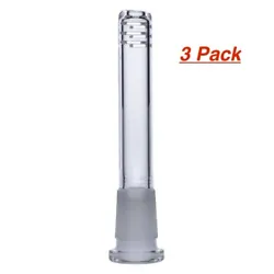 Fits 14.5mm male herb bowls. Inside-cut 18.8mm > 14.5mm glass-on-glass joint. Quality borosilicate glass. Easy to clean...