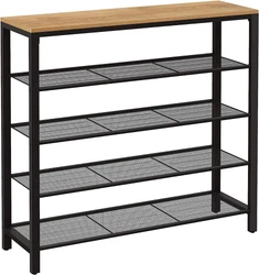 What You Get: A 5-tier shoe rack with illustrated instructions, assembly bag, and an attractive design from the...