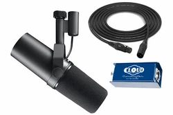 SM7B dynamic microphone provides a smooth, flat, wide-range frequency response appropriate for music and speech in all...
