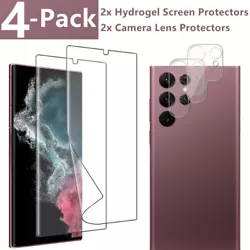 New Hydrogel Screen Protector Full Cover 2 x New Hydrogel Screen Protector. √【Easy Installation】 Bubble-Free...