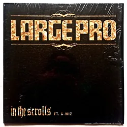 Large Professor Feat. G-Wiz ‎– In The Scrolls. A1 In The Scrolls (Dirty). A3 In The Scrolls (Acapella). B3 In The...