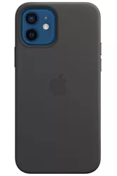 Coque en cuir MagSafe pour iPhone 12 mini - Black Coque en cuir