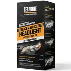 Cerakotes Headlight Restoration Kit is a simple, 30 minute process. - You read it right!