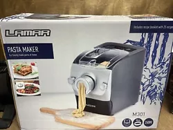Make delicious homemade pasta with this Lamar Pasta Maker. This electric noodle maker is perfect for any home kitchen...