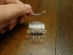 Here is a MINT AND UNUSED LOT OF 10 ZIPPO LIGHTER DISPLAY STANDS.