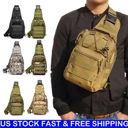 1 x Tactical Sling Chest Bag. Wide Application: Portable and lightweight, convenient to use.Suitable for most outdoor...