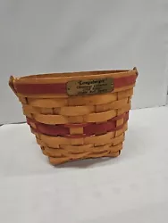 LONGABERGER Jingle Bell Basket Christmas Collection 1994 Edition2D.