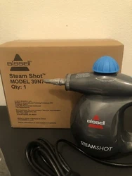 🔥🔥Bissell Steam Shot 39N7V. One has an open box as pictured. The plastic measuring container is damaged. The...