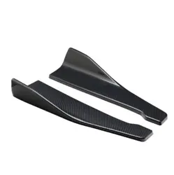 Position: Rear Lip Or Side Skirt Extension. -Universal modified rear lip and side skirt for car sedan. -Type: Car Rear...