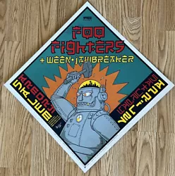 Foo FightersWeenJawbreakerSalem Armory, Salem, OregonApril 27, 199617 1/2 x 17 1/2 inchesFirst printing poster printed...