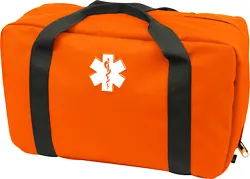 Available in orange. Heavy duty water resistant bag.