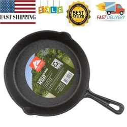 This skillet features an easy pour lip on the side and a helper handle making it easy to lift. The handle includes a...