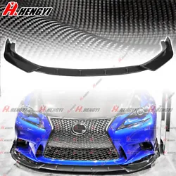 1set Front Lip Chin Bumper Body Kits. For Lexus IS Series F-sport 2014-2016 All Models. Color:Carbon Fiber Style. Due...