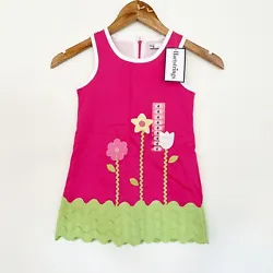 Hartstrings Woven Pink Flower Toddler Little Girl Dress size 4. Brand new, no flaws! Adorable size 4 woven dress. Thick...