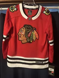 NHL Chicago Blackhawks Home Hockey Jersey New Youth Size L/XL. Brand new with Tags