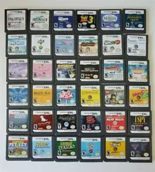 Lot de jeux nintendo DS en loose officiel.