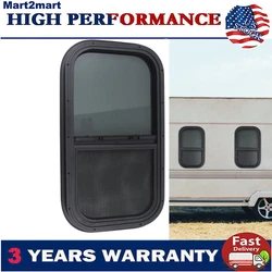 Package includes: 2*Windows 2*Mounting trim rings Some screws Main Applications： RV Camper, Rip-Up, Cargo, Vertical...