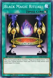 YGO SBTK-EN002 Black Magic Ritual. You buy the card: Black Magic Ritual Edition of the Card: Speed Duel: Trials of the...