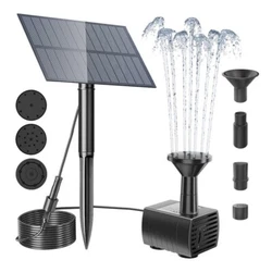 This solar pump is perfect for bird bath, fish tank, small pond, pool, garden, water circulation for oxygen. Just place...