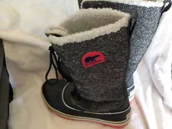 Sorel Tivoli Nocturnal Winter Boots (Womens 7) Waterproof Herringbone.