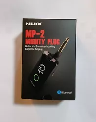 Nux Mighty Plug Mp-2, comme neuf. Amplificateur pour casque à modélisation pour guitare et basse. 13 modélisations...