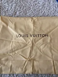 Auth Louis Vuitton XL Latest style Drawstring Dust Storage Bag W 24 x18.5x7.