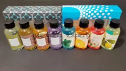 8 ASSORTED RAINBOW Vacuum Cleaner Fragrances. Includes: 1 x Luxury Tea Tree mint (2oz.). 1 x Luxury Mandarin Rosewood...