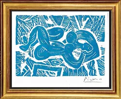 Presenting a print made from an original hand-carved, linocut. > The print began as a linocut.What is a linocut print...