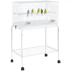 The feeding capacity can be seen directly outside the cage. Slide-out bottom tray and reassemble-friendly cage ensure...