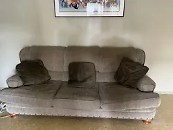 Free Couch 7’ and love seat 5’ used but no tears.