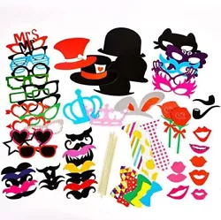 Hundreds of combinations of hats, funny glasses.
