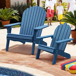 Adirondack Chair you may look for. All-weather material: Made of high-density polyethylene (hard plastic), the...