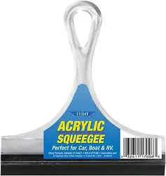 Acrylic squeegee is compact and works great with many things, such as car care, shower doors and more. Compact size for...